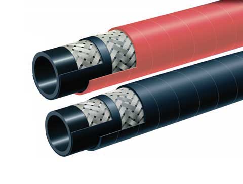   橙色工业软管：耐压2.0MPa 内径38mm 通用气液介质的选择